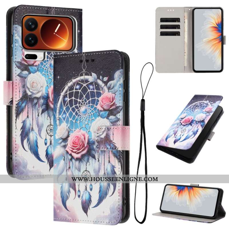 Housse Xiaomi 17 Pro Attrape-Rêves et Roses