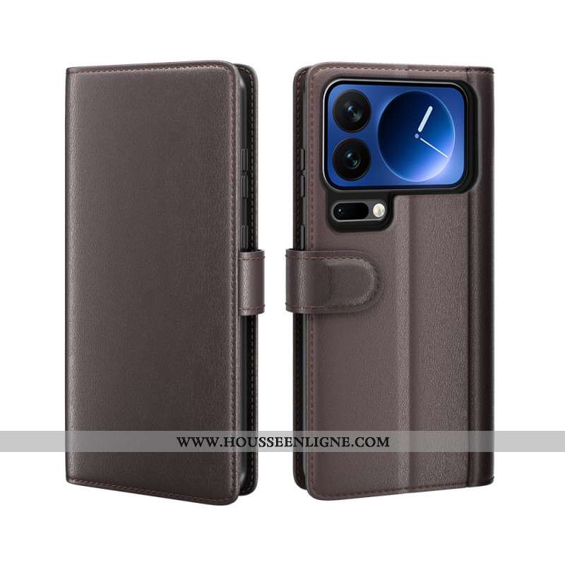 Housse Xiaomi 17 Pro Cuir Véritable