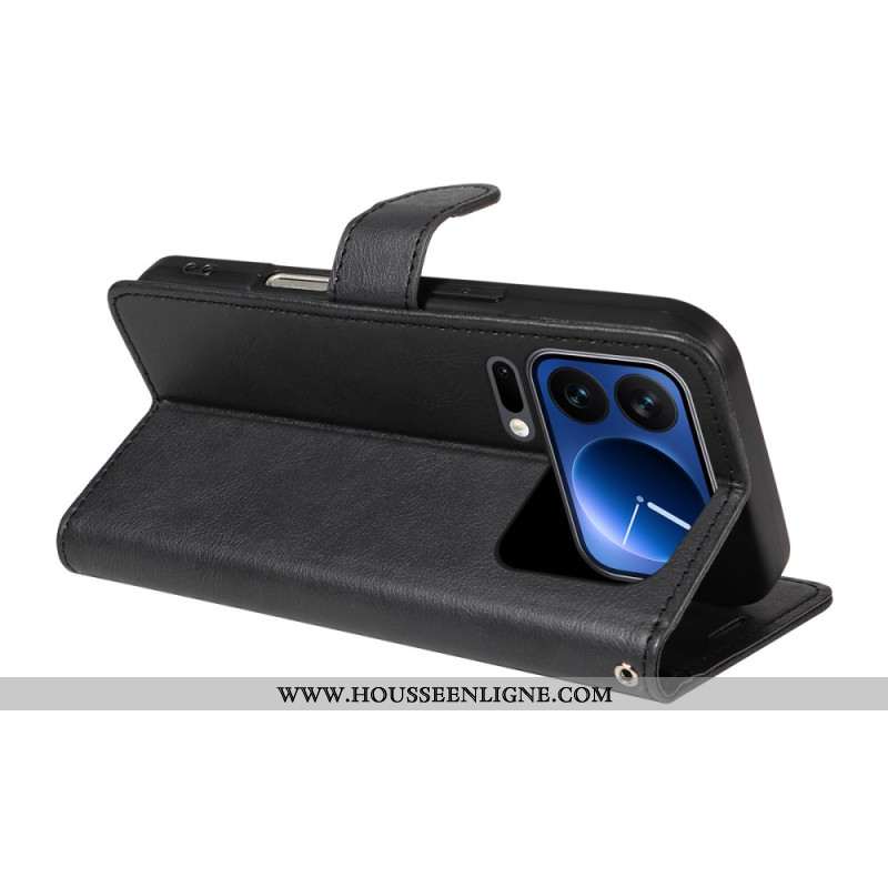 Housse Xiaomi 17 Pro Effet Cuir Uni