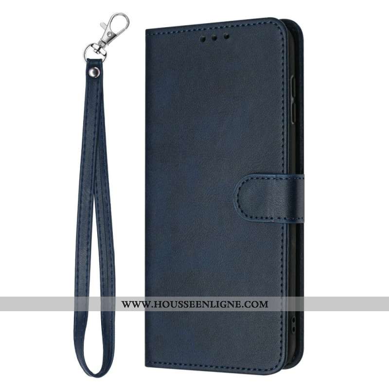 Housse Xiaomi 17 Pro Effet Cuir à Lanière