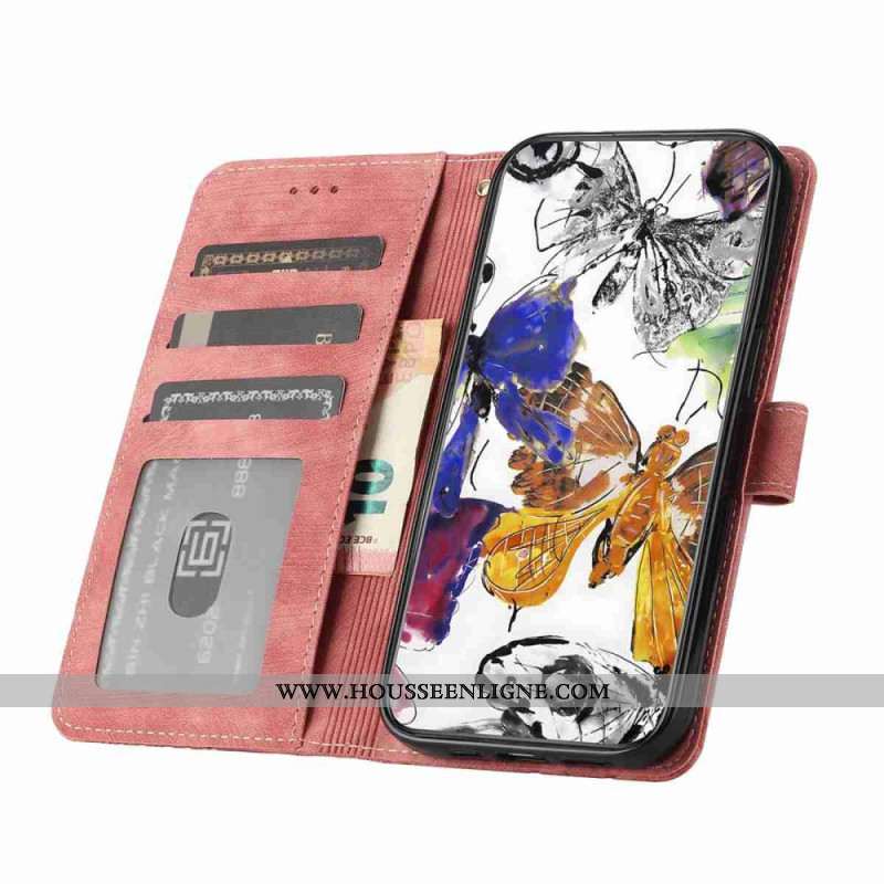 Housse Xiaomi 17 Pro Effet Daim Design Papillons