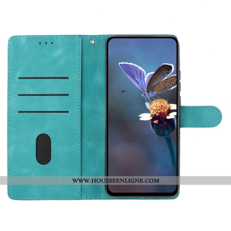 Housse Xiaomi 17 Pro Effet Daim Motif Floral