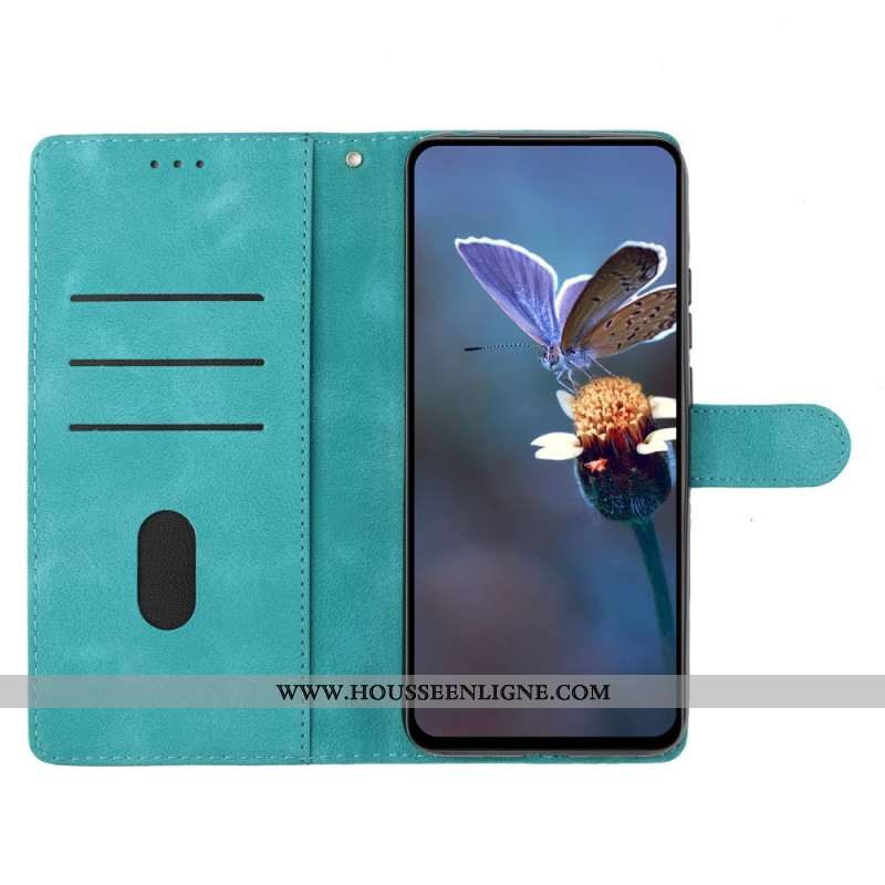 Housse Xiaomi 17 Pro Effet Daim Papillons et Fleurs