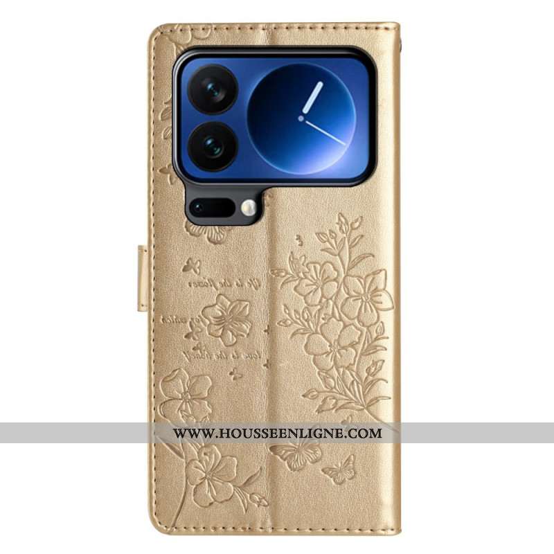 Housse Xiaomi 17 Pro Empreinte Fleurettes