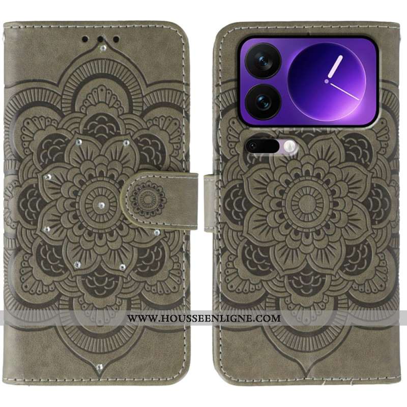 Housse Xiaomi 17 Pro Mandala et Strass