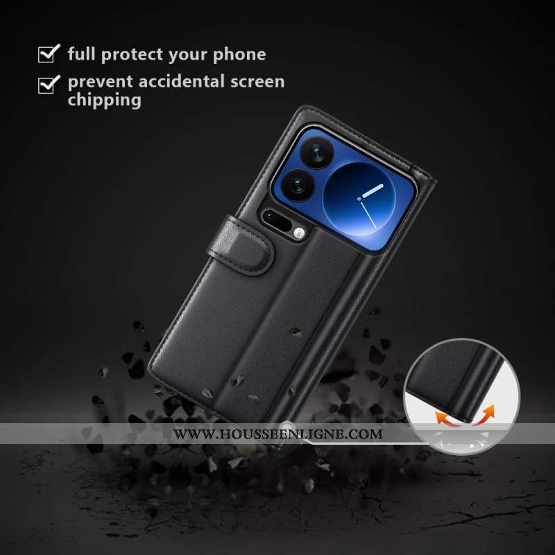 Housse Xiaomi 17 Pro Max Cuir Véritable