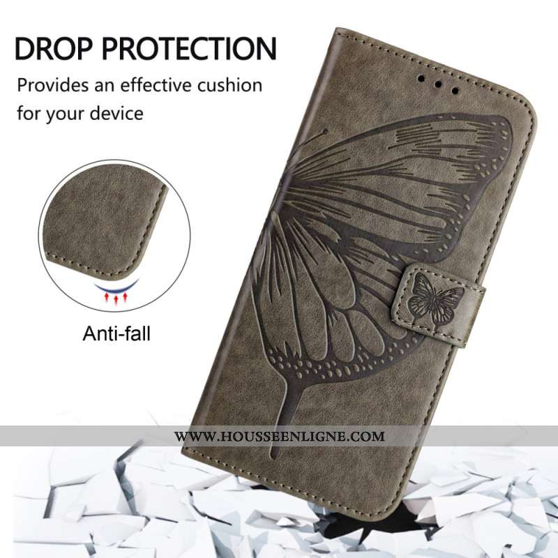 Housse Xiaomi 17 Pro Max Design Papillon à Lanière