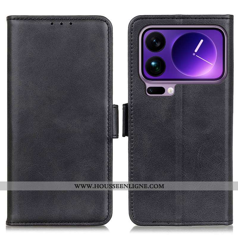 Housse Xiaomi 17 Pro Max Double Fermoir