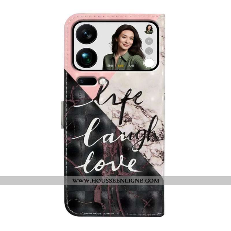 Housse Xiaomi 17 Pro Max Marbre Tricolore