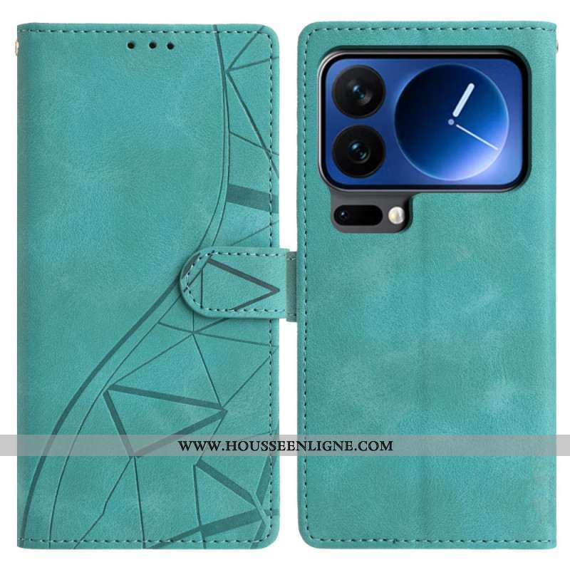 Housse Xiaomi 17 Pro Max Motif Triangles