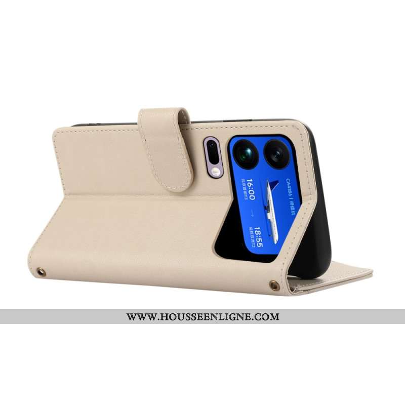 Housse Xiaomi 17 Pro Max Multiples Porte-Cartes et Dragonne