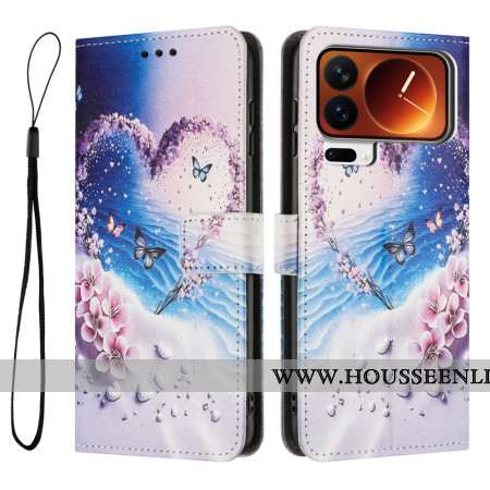 Housse Xiaomi 17 Pro Max Papillon Cœur