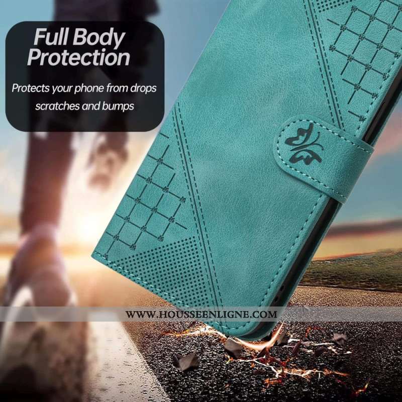 Housse Xiaomi 17 Pro Max Papillon et Design Géométrique