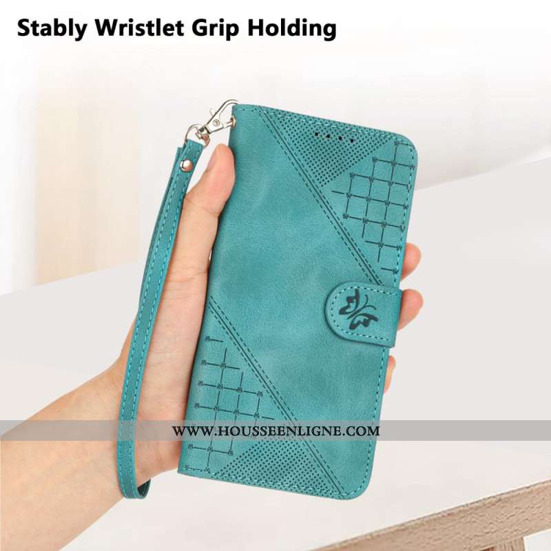 Housse Xiaomi 17 Pro Max Papillon et Design Géométrique