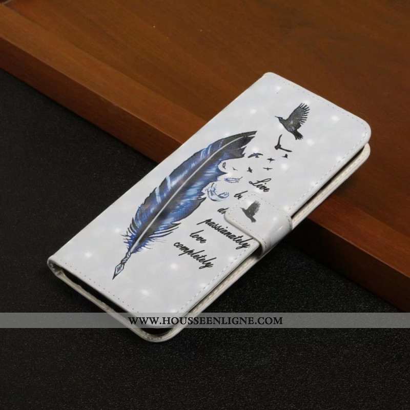 Housse Xiaomi 17 Pro Max Plume Bleue