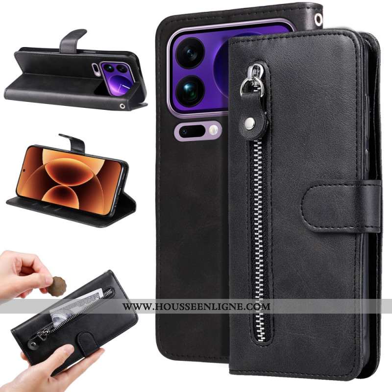 Housse Xiaomi 17 Pro Max Poche Zippée