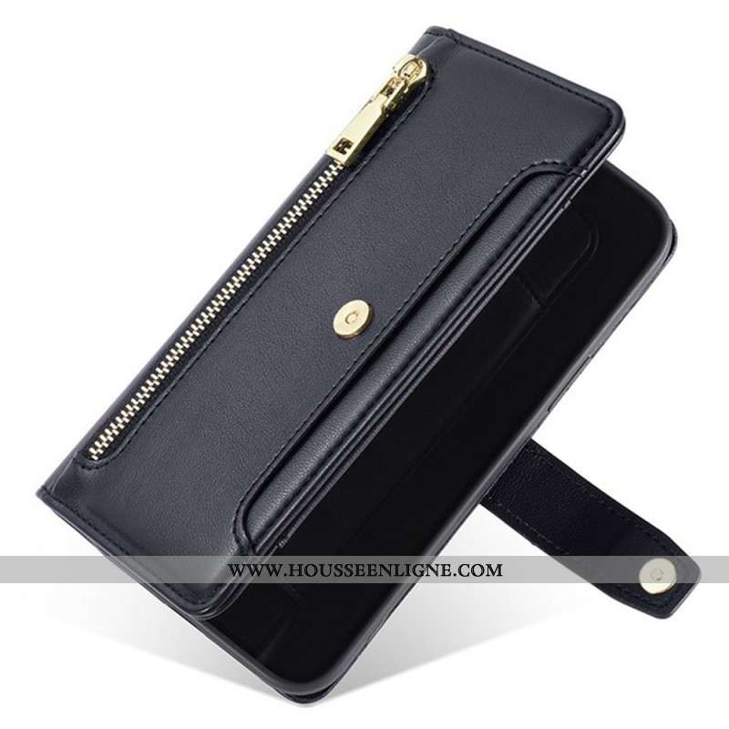 Housse Xiaomi 17 Pro Max Pochette Zippée et 2 Bandoulières