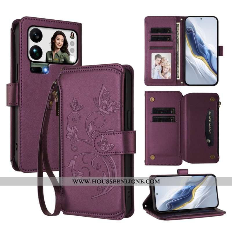 Housse Xiaomi 17 Pro Max Portefeuille Floral