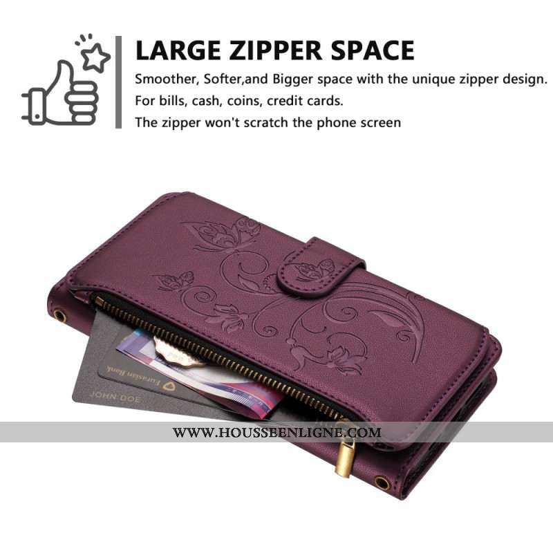 Housse Xiaomi 17 Pro Max Portefeuille Floral