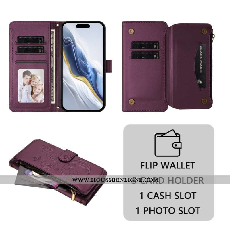 Housse Xiaomi 17 Pro Max Portefeuille Floral