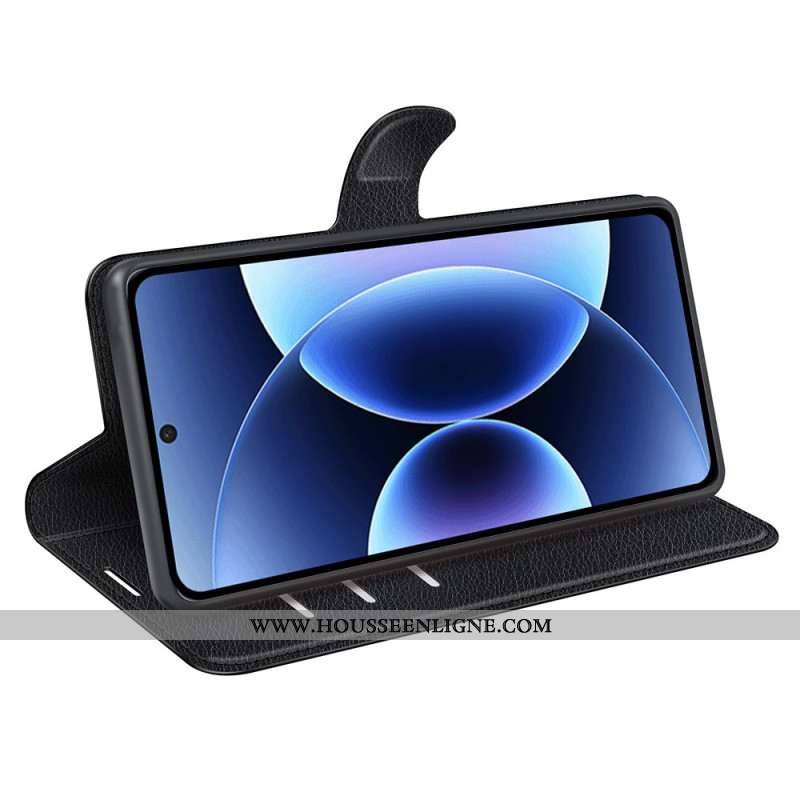 Housse Xiaomi 17 Pro Max Simili Cuir Litchi