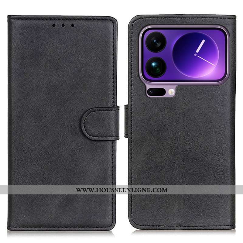 Housse Xiaomi 17 Pro Max Simili Cuir Mat
