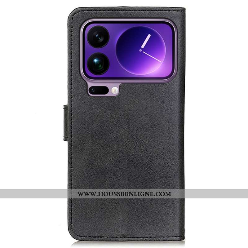 Housse Xiaomi 17 Pro Max Simili Cuir Mat