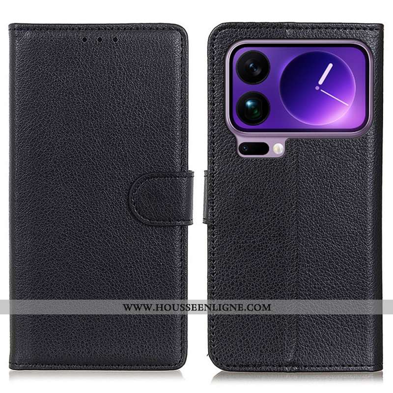 Housse Xiaomi 17 Pro Max Simili Cuir Traditionnel