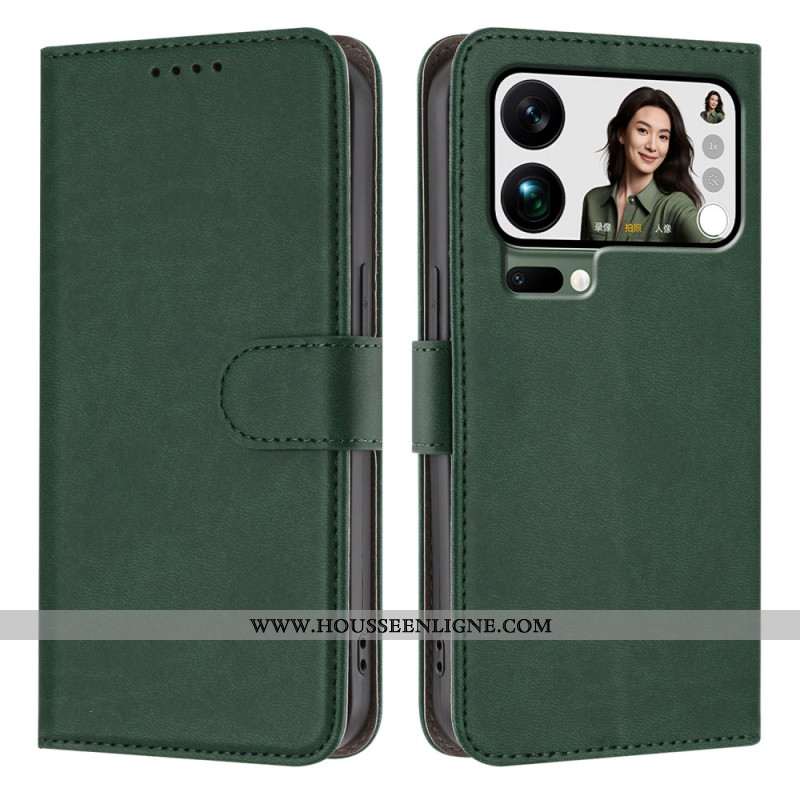 Housse Xiaomi 17 Pro Max Simili Cuir Uni