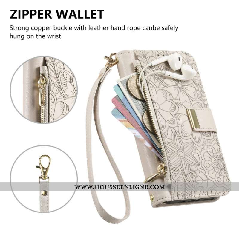 Housse Xiaomi 17 Pro Motif Floral et Feuilles