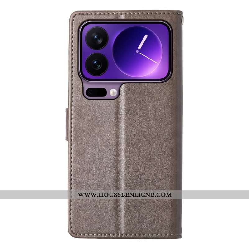 Housse Xiaomi 17 Pro Motif Papillon Floral