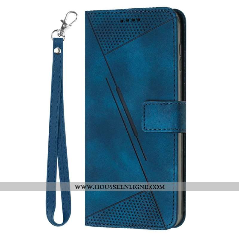 Housse Xiaomi 17 Pro Motif Triangle et Lanière