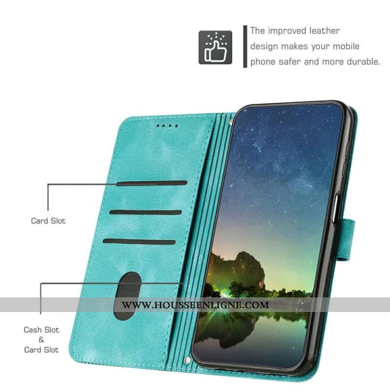 Housse Xiaomi 17 Pro Motif Triangle et Lanière