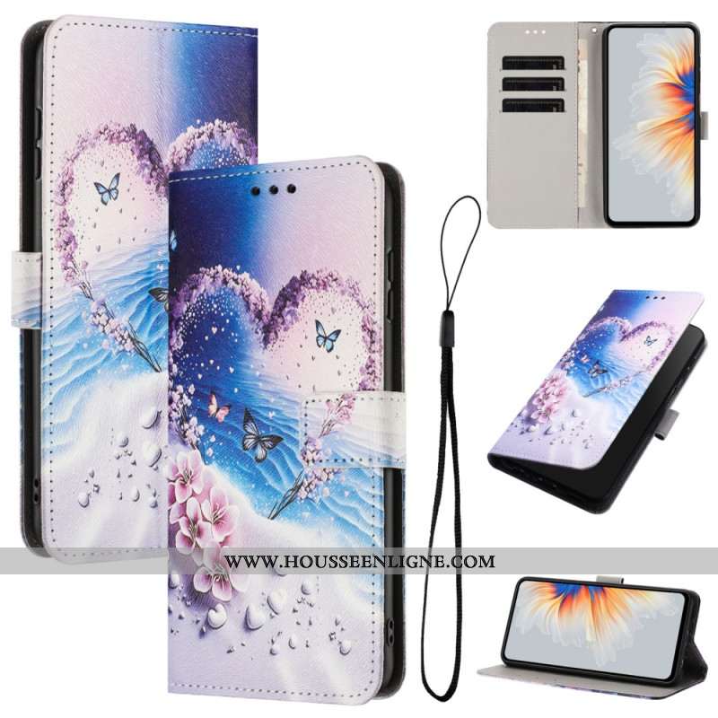 Housse Xiaomi 17 Pro Papillon et Cœur