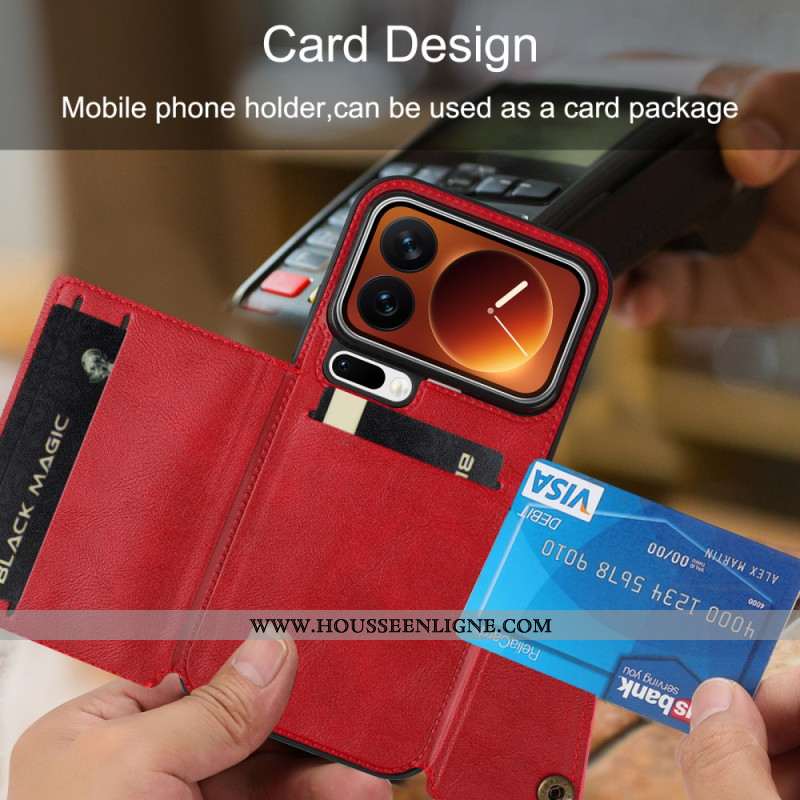 Housse Xiaomi 17 Pro Porte-Cartes et Support