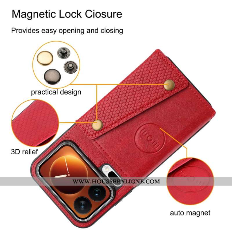 Housse Xiaomi 17 Pro Porte-Cartes et Support