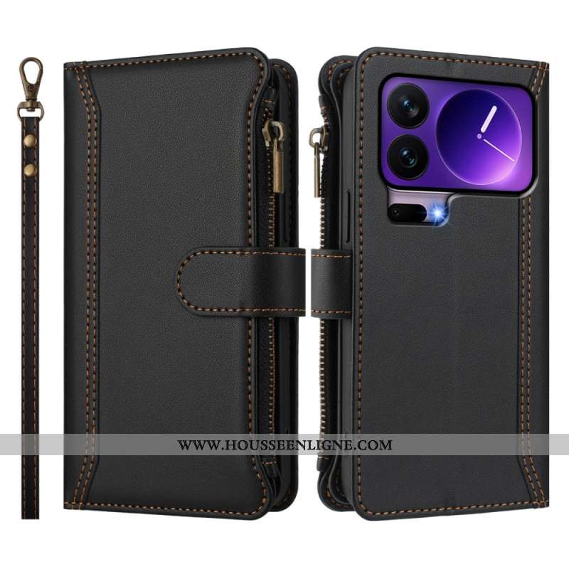 Housse Xiaomi 17 Pro Portefeuille 9 Porte-Cartes