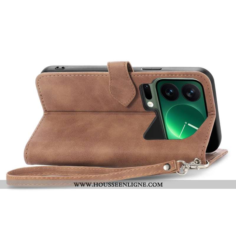 Housse Xiaomi 17 Pro Portefeuille Motif Dentelle