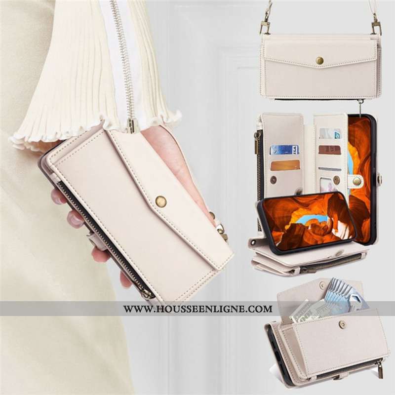 Housse Xiaomi 17 Pro Portefeuille et Bandoulière