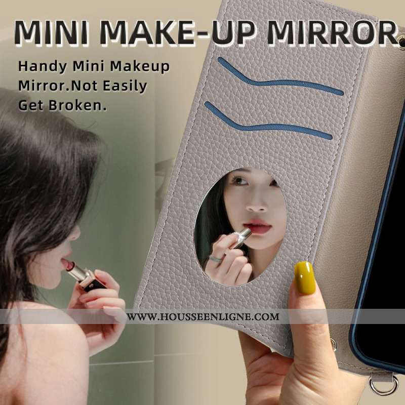 Housse Xiaomi 17 Pro Portefeuille et Chaînette