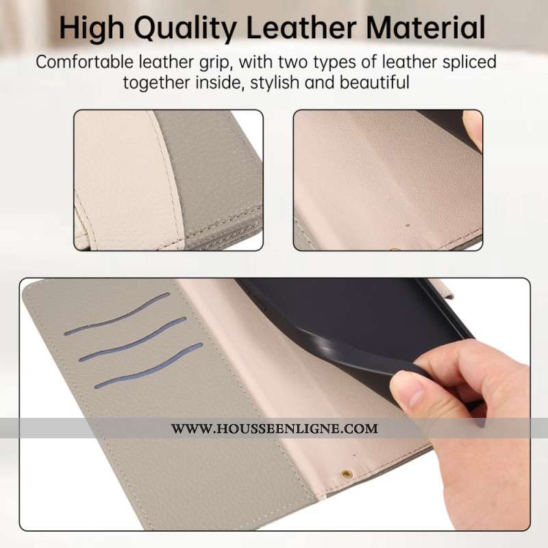 Housse Xiaomi 17 Pro Portefeuille à Fermeture Éclair