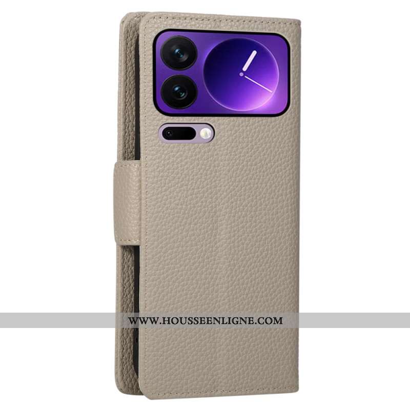 Housse Xiaomi 17 Pro Portefeuille à Fermeture Éclair