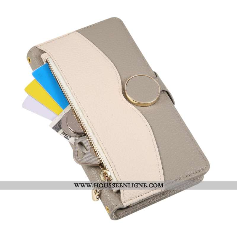 Housse Xiaomi 17 Pro Portefeuille à Fermeture Éclair