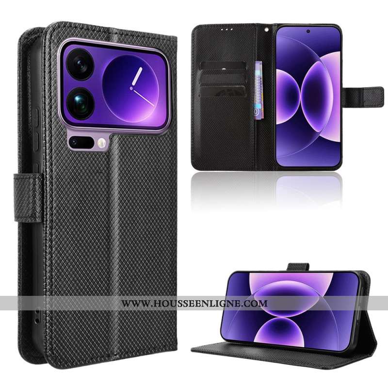 Housse Xiaomi 17 Pro Simili Cuir Texturé