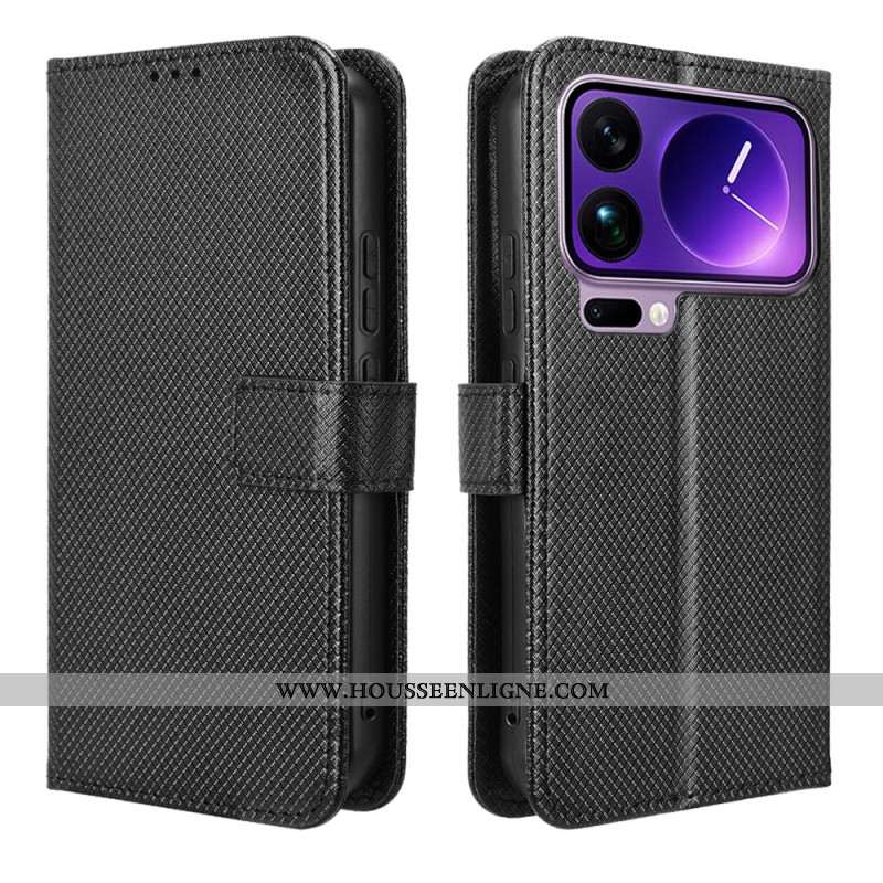 Housse Xiaomi 17 Pro Simili Cuir Texturé