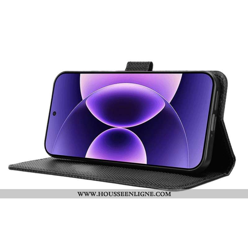 Housse Xiaomi 17 Pro Simili Cuir Texturé