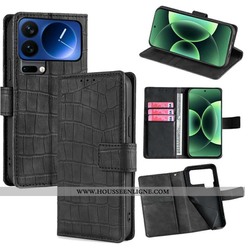 Housse Xiaomi 17 Pro Texture Crocodile