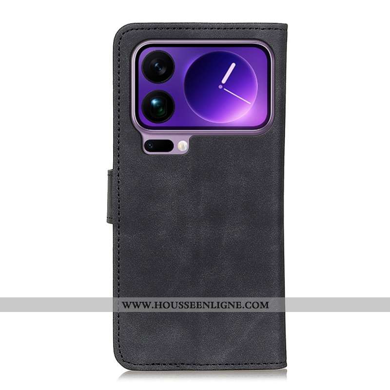 Housse Xiaomi 17 Pro Texture Rétro KHAZNEH