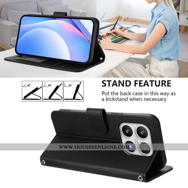 Housse Xiaomi 17 Protection RFID Effet Cuir