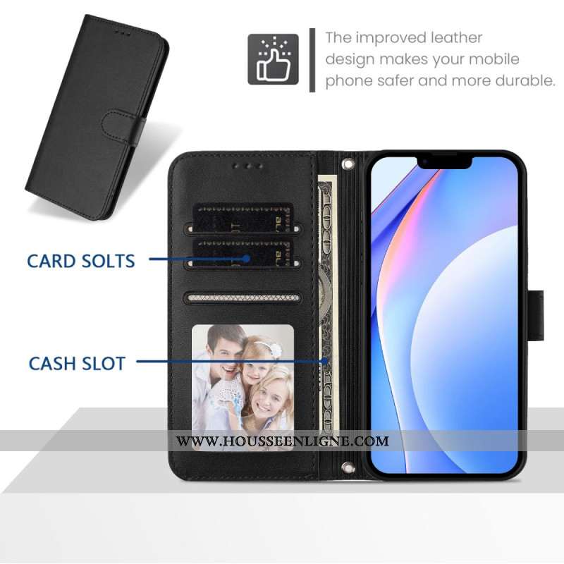 Housse Xiaomi 17 Protection RFID Effet Cuir